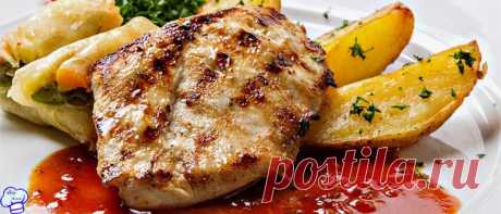 Рецепт стейков из индейки на сковороде гриль