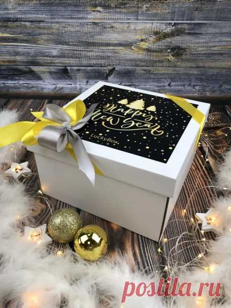 Подарки на новый год 2023 новогодний подарок сладкий бокс Luckybox ... Найдено в Google. Источник: wildberries.ru