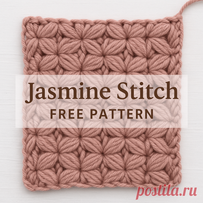 Jasmine Stitch Crochet Tutorial