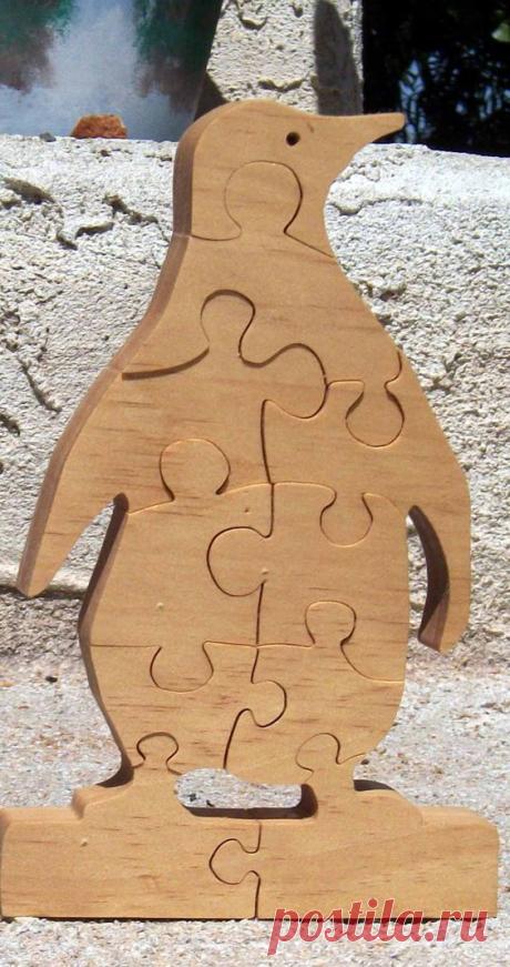 penguin scroll saw pattern | Penguin Puzzle - Scroll Saw Portraits | Proyectos que intentar
