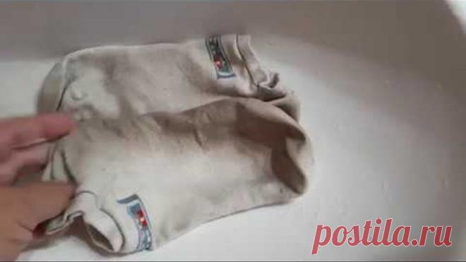 ОТСТИРУЕМ БЕЛЫЕ НОСКИ И ДАЧНЫЕ ПОЛОТЕНЦА