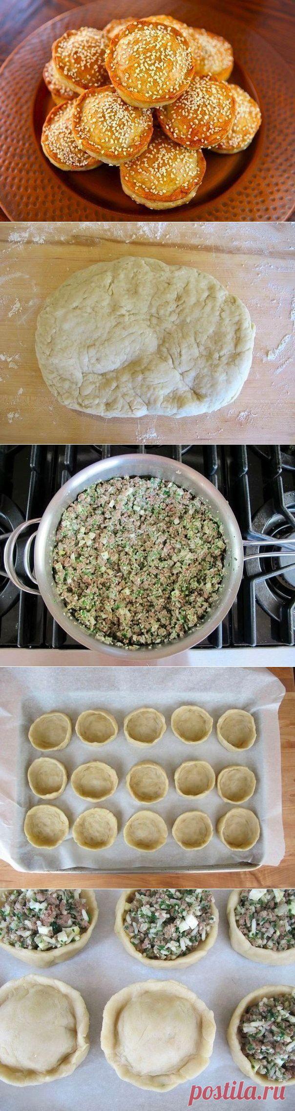 Как приготовить блюдо "мини - пироги с мясом и рисом" - рецепт, ингридиенты и фотографии | sloosh