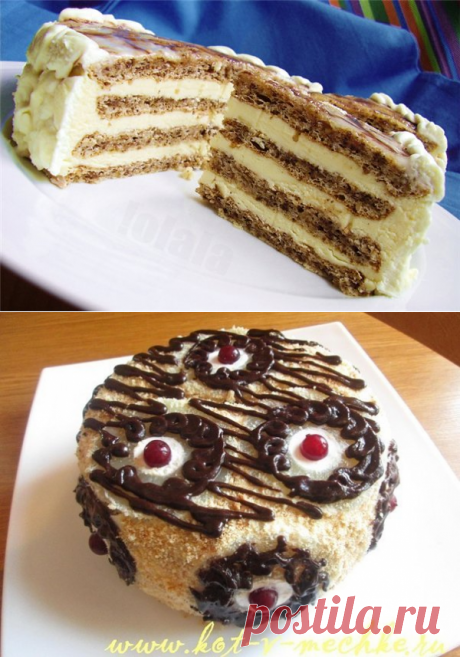 Торты из печенья: