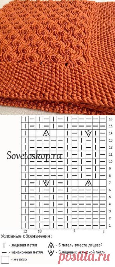 Идея и схема красивого пледа.