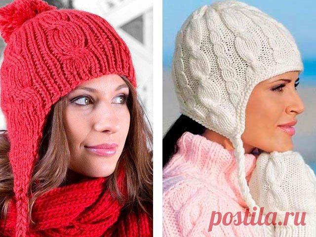 Шапка с ушками