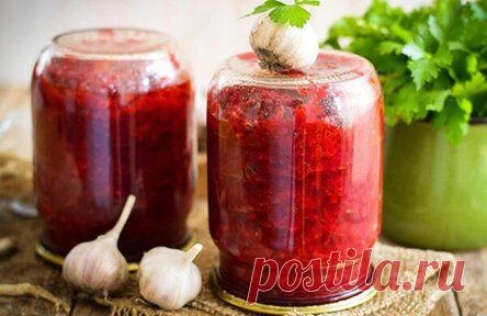 Борщевая заправка с картошкой на зиму