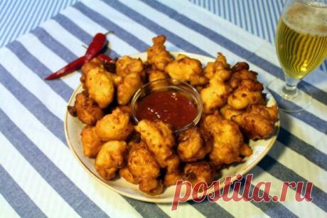 Кукурузные мини-пончики. Закуска для большой компании