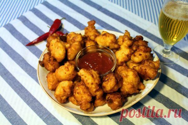 Кукурузные мини-пончики. Закуска для большой компании