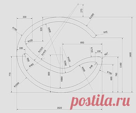 Кровать-качалка для отдыха из фанеры своими руками