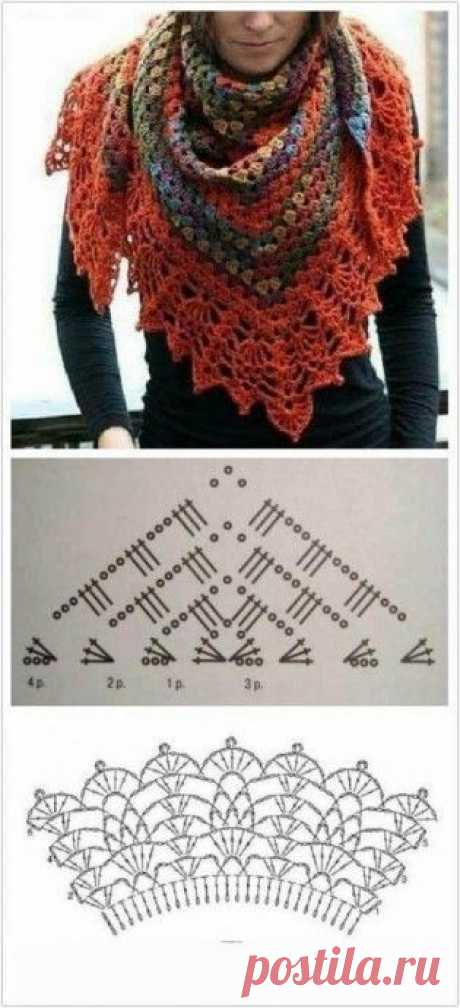 Красивый бактус крючком