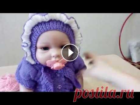 Украшение для чепчика Вяжем рюшь для детского чепчика....