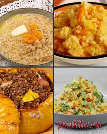 Оригинальные и вкусные рецепты каши из тыквы — Гармония в тебе