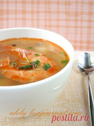 Испанский суп с морепродуктами - Today is a beautiful day!