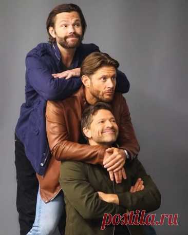 Новые фото со съемок Дженсена, Джареда и Миши специально для TV Guide