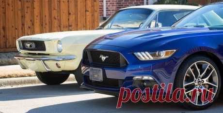 1966 Mustang &amp;amp;amp; 2015 Mustang / Только машины