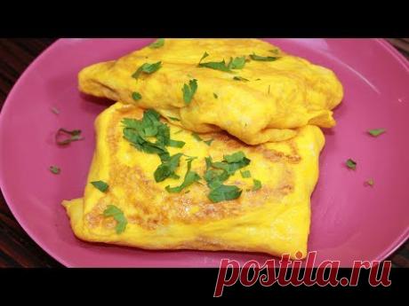 Яичный конверт на завтрак – кулинарный рецепт