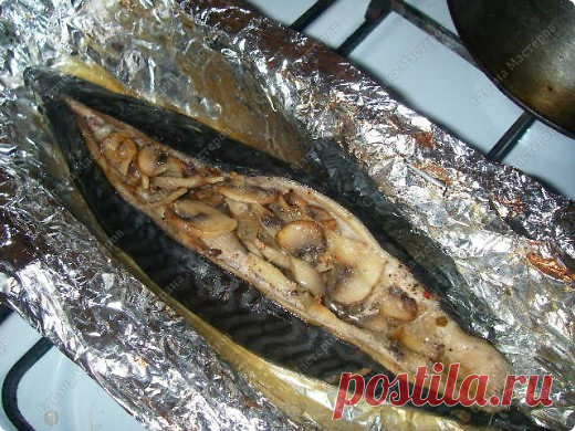 Фаршированная скумбрия.