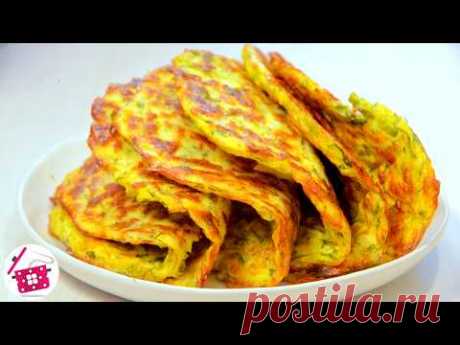 Просто натрите 2 кабачка! Лучше чем пицца! Такой вкуснятины я еще не готовила. Готовим Дома АСМР