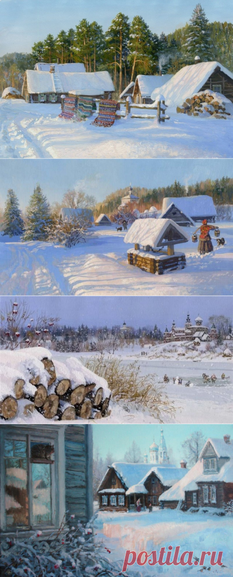 Зимнее настроение. Художник Владимир Жданов - TERRANOVA2017