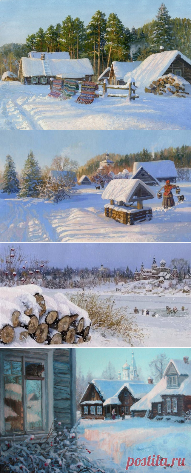 Зимнее настроение. Художник Владимир Жданов - TERRANOVA2017