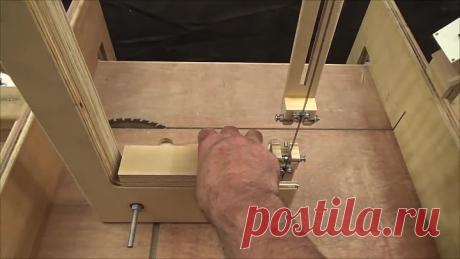 Настольная ленточная пила с приводом от дрели от Michael Paley