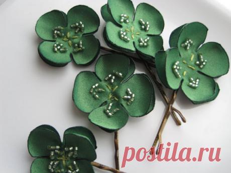 ЦВЕТЫ ИЗ ТКАНИ - КРАСИВЫЕ ИДЕИ