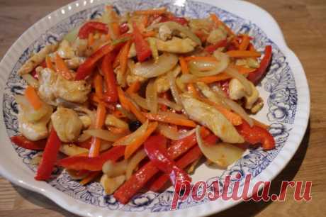 Как приготовить жареную курицу с овощами по-китайски :: Здоровое питание :: KakProsto.ru: как просто сделать всё