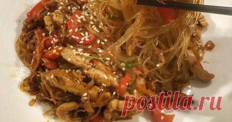 Фунчёза wok с курицей Автор рецепта 🌸Инна Зайкина🌸 Фунчёза wok с курицей - пошаговый рецепт с фото.