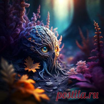 ИНОПЛАНЕТНЫЙ РАЗУМ (нейросеть Шедеврум). Образы инопланетян, созданные нейросетями.