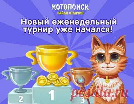 Друзья, вчера мы подвели итоги еженедельного турнира! А вы принимали участие? Делитесь в комментариях

Чем чаще вы заходите в игру и ищите отличия, тем выше ваша позиция в турнирной таблице! Играйте каждый день, чтобы набрать достаточное количество кубков и обогнать соперников!

Только первые 10 победителей по итогам недели перейдут в следующую лигу. Придется постараться, чтобы удержаться в ТОПе, но у нас нет сомнений в том, что вам это под силу!
Показать полностью...