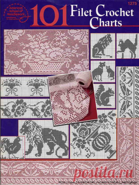 Книга Rita Weiss - 101 Filet Crochet Charts