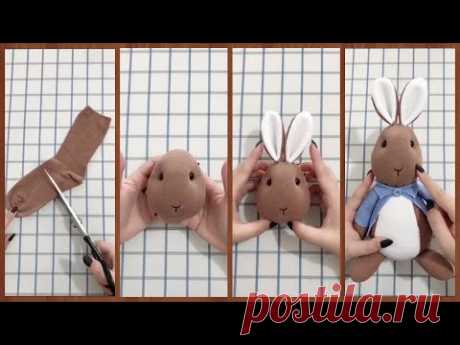 Как сделать кролика из носков