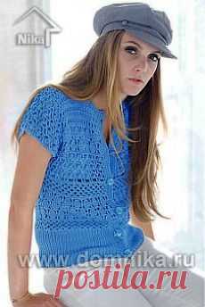 Жакеты » Вязание крючком и спицами схемы и модели