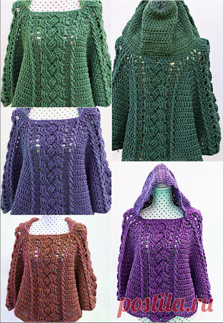 Crochet Fast And Easy Poncho - Crochet Ideas