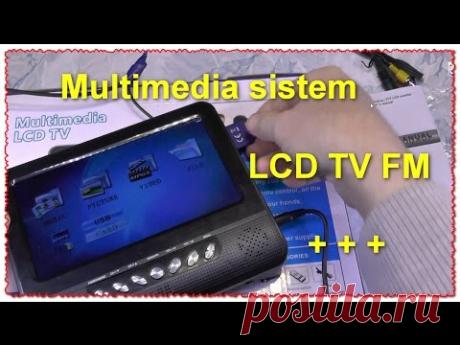 7.5 дюймов TFT LCD Цветной Аналогового ТВ Поддержка SD/MMC