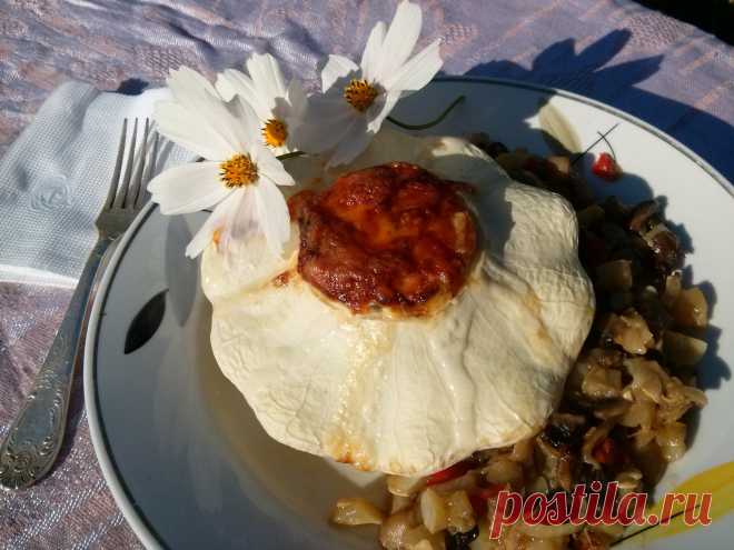 Грибной жульен в патиссоне!