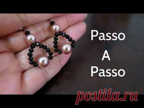 Como Fazer Bijuterias - Brinco de Pérolas Facílimo !!
