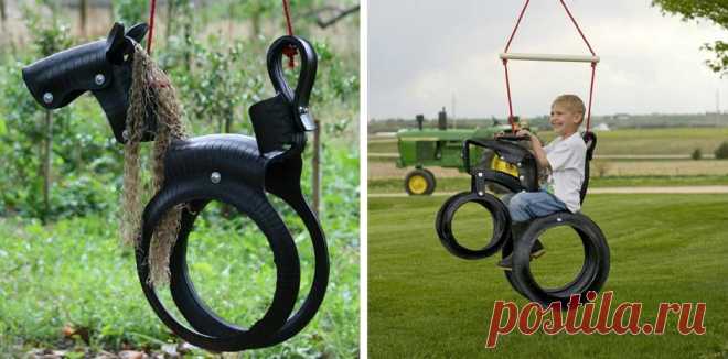 Садовые качели для дачи: 8 простых идей
