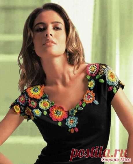 Комбинированные модели: ткань + крючок. - Все в ажуре... (вязание крючком) - Страна Мам