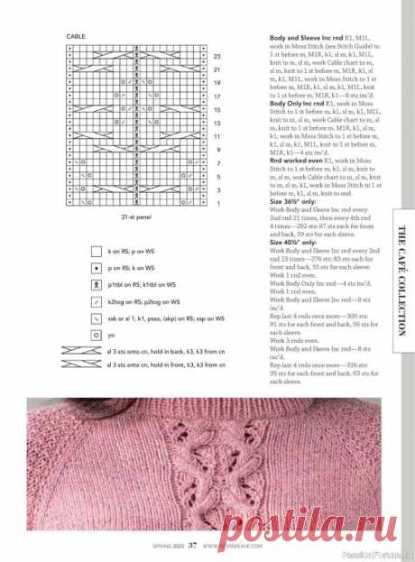 Вязаные модели в журнале «Interweave Knits - Spring 2023» | Журналы