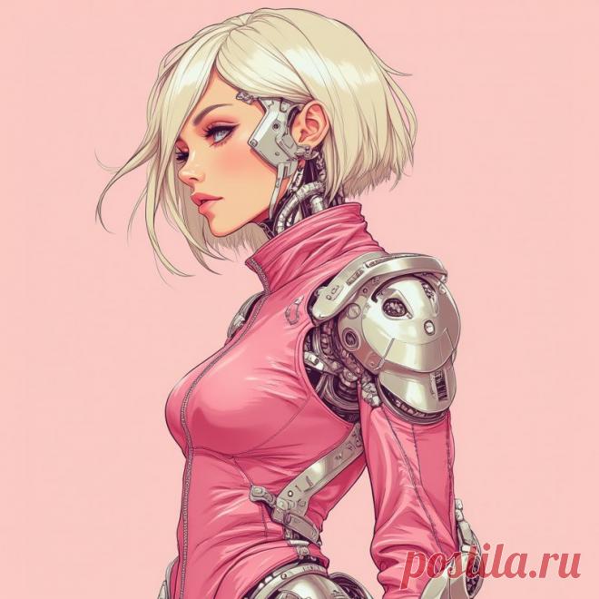 Кибер-дива: футуристичный портрет в стиле Аллена Джонса и Вивиан Вествуд. Картинка из нейросети Flux Ai - Flux.1 примеры промтов - Форум ИИ о нейросетях - Yes Ai