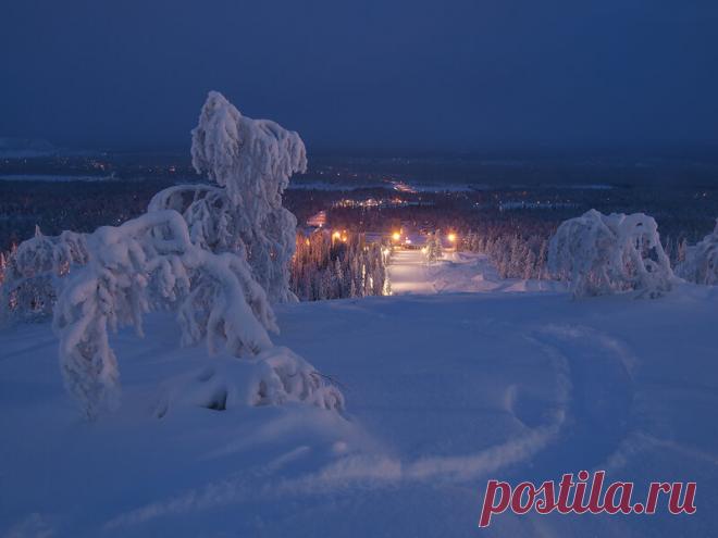 Зимние пейзажи Максима Евдокимова.