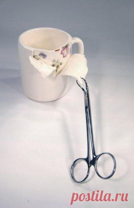 Британская художница- керамист Бекки Ридсдел (Beccy Ridsdel).