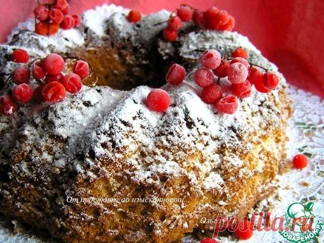 Миндальный кекс с брусникой. Нежный, воздушный кекс с миндалем и кислинкой брусники к рождественскому столу. Попробуйте!
