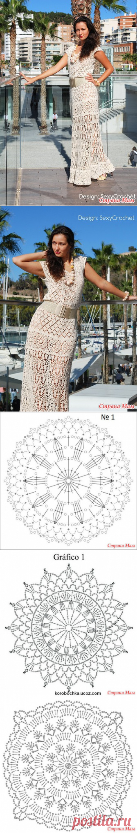 Платье &quot;Зачарованная&quot; от Оли Sexy Crochet - Вяжем вместе он-лайн - Страна Мам
