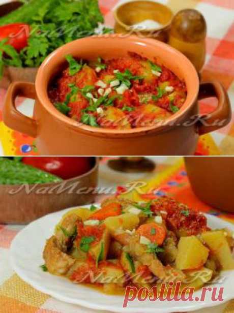 Мясо в горшочке с картошкой: рецепт