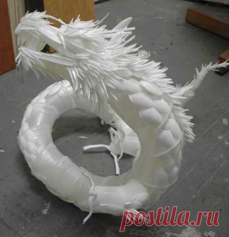 Поделки из пластиковых ложек - Домашний hand-made