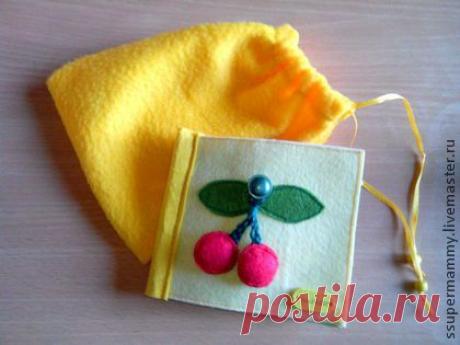 Книжка-развивашка из фетра - книга ручной работы,развивающие игрушки,развивающая игрушка