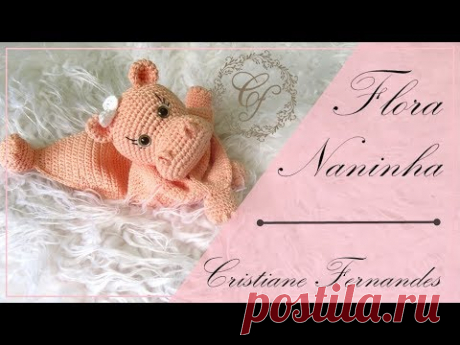 AMIGURUMI - NANINHA FLORA (MANTINHA DE APEGO)