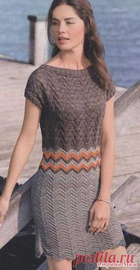 Платье спицами &quot;Лето 2015&quot; - Вяжем вместе он-лайн - Страна Мам